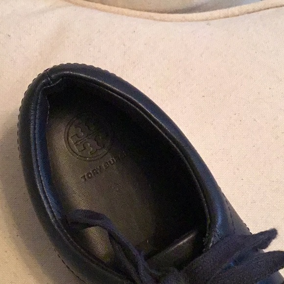 Tory Burch Leather Sneakers - Picture 3 of 7